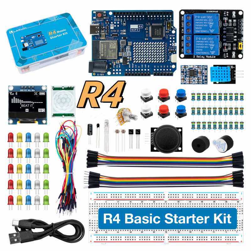 Diy Electronics Project Kit - Kit de développement UNO R4 compatible
