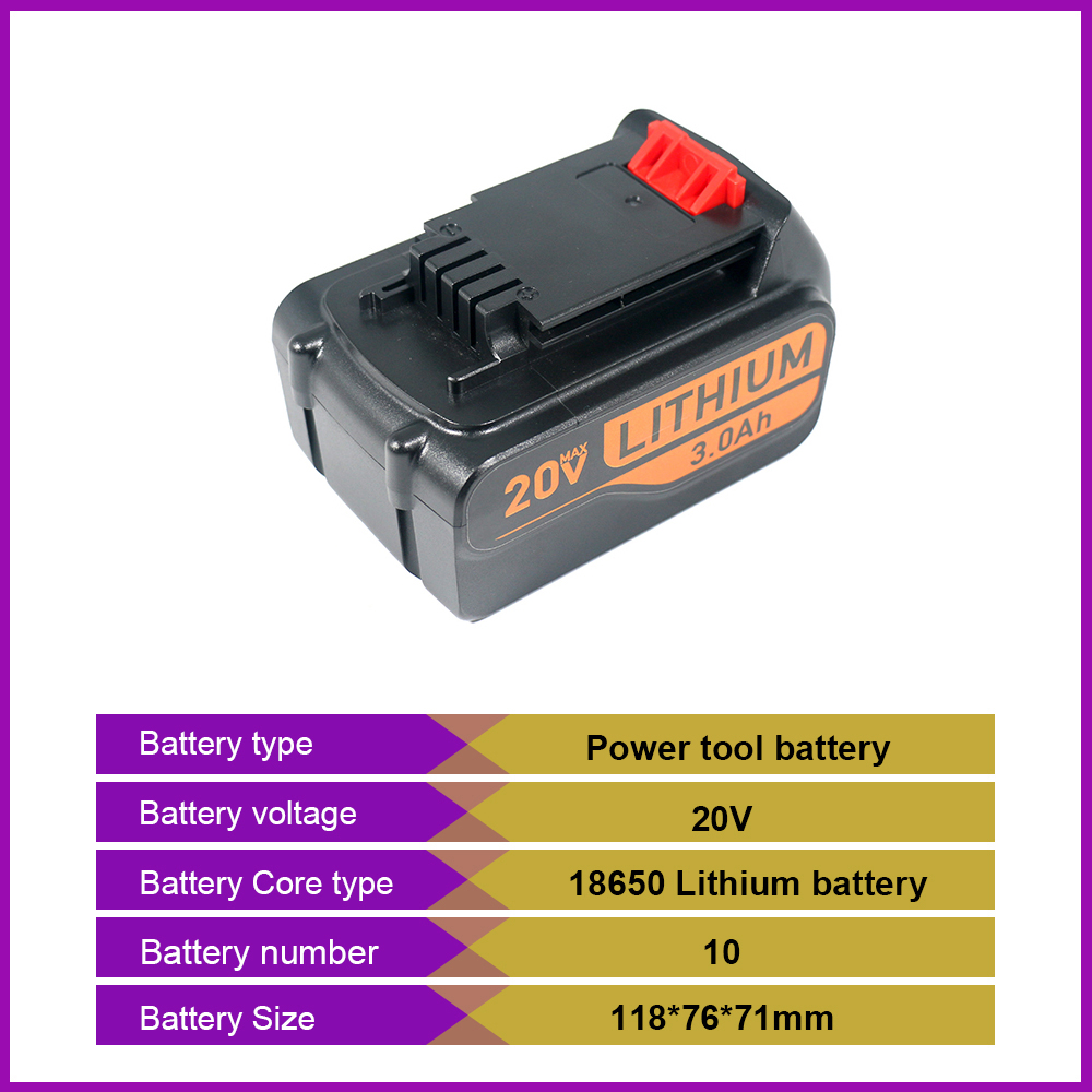 Batterie de remplacement 20V 2 - Black+Decker Tool Cordless avis et prix