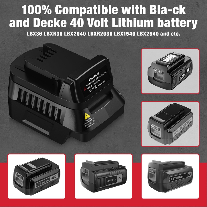 Adaptateur de batterie pour Bl - Black+Decker Tool Cordless avis et prix