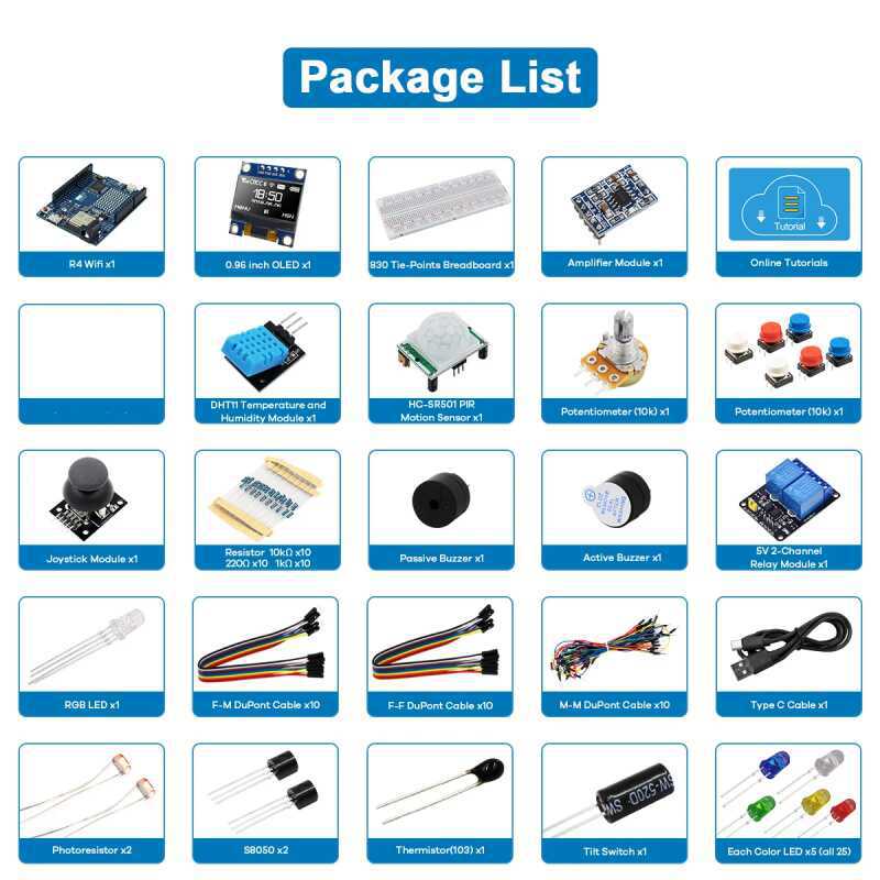 Kit de développement UNO R4 co - Diy Electronics Project Kit avis et prix