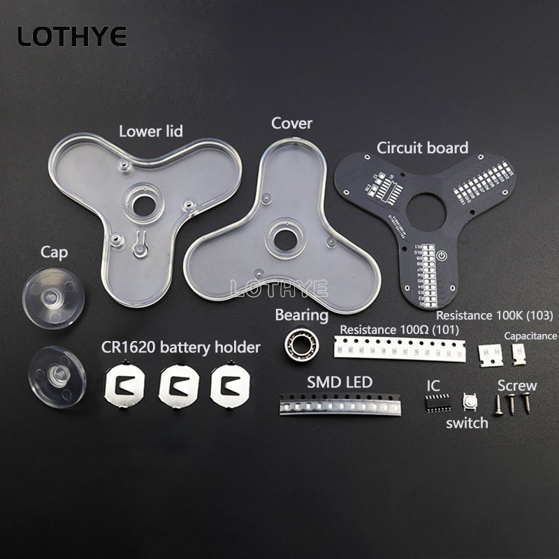 LED Fidget Spinner fabrication - Diy Electronics Project Kit avis et prix
