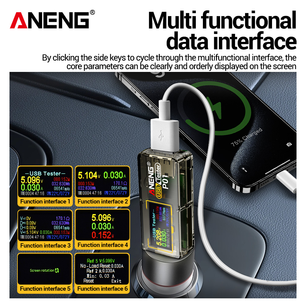 ANENG P01 Testeur USB Voltmètr - Logic Analyzer Usb avis et prix